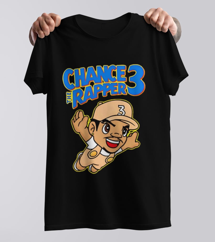 Chance The Rapper Super Mario 3 Character Mashup T-Shirt