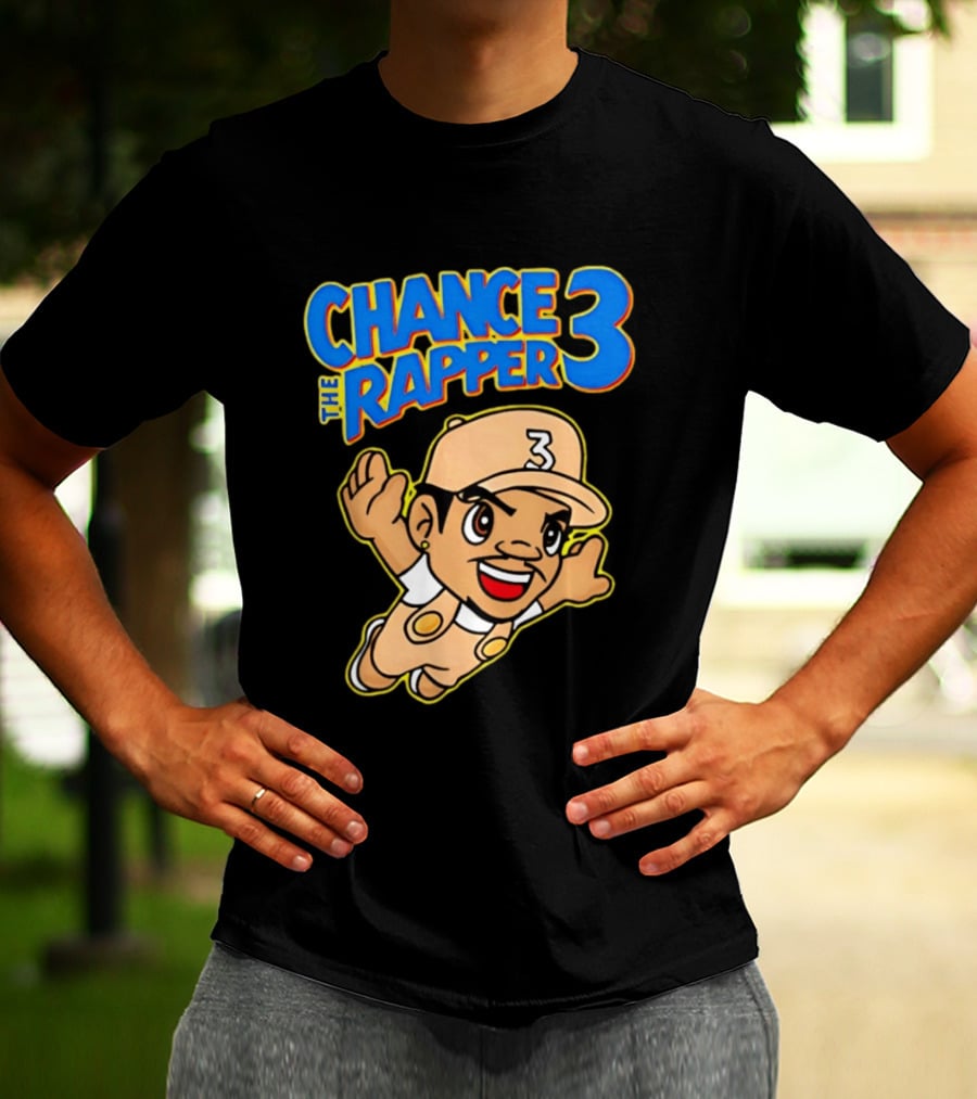 Chance The Rapper Super Mario 3 Character Mashup T-Shirt