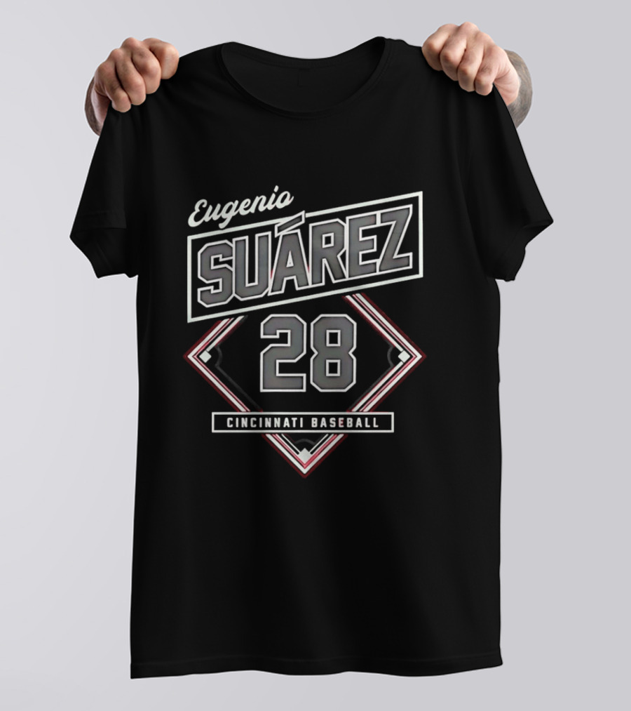 Eugenio Suarez 28 Cincinnati Baseball Classic Diamond T-Shirt