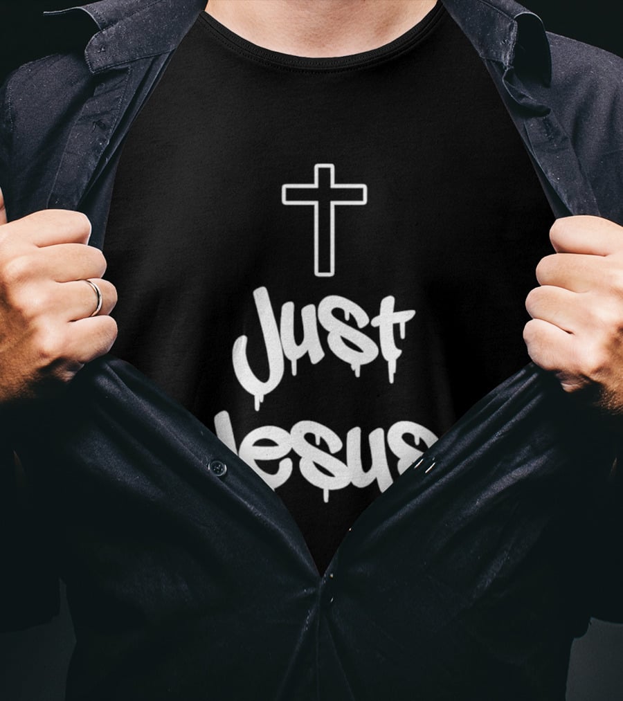 Charles Kiely Just Jesus Cross T-Shirt