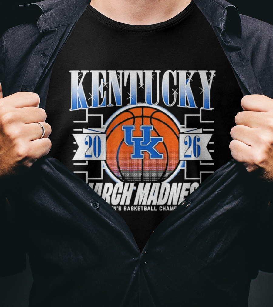 Kentucky Wildcats 2026 NCAA March Madness Basketball Championship T-Shirt