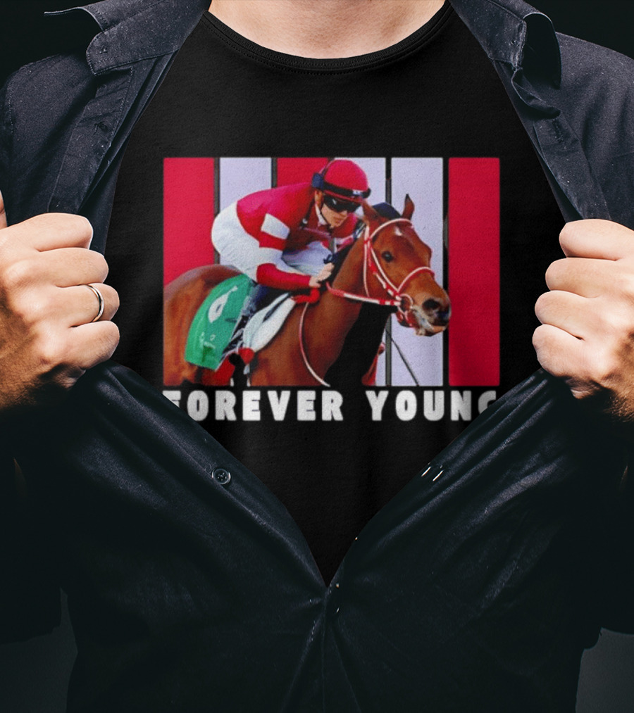 Forever Young Horse Racing Santa Anita T-Shirt