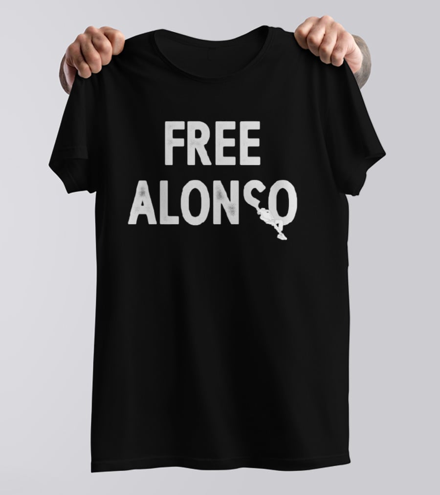 FREE ALONSO Frog Meme T-Shirt