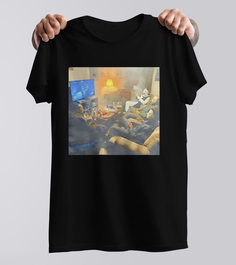 Friday Night Game Night Killer Homes Horror Characters Gaming Hangout T-Shirt