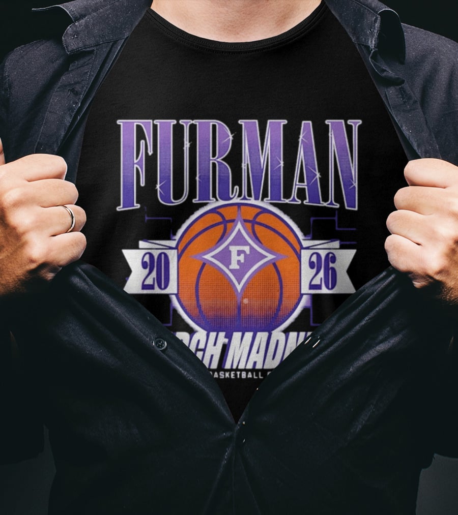 Furman Paladins 2026 NCAA Men's Basketball Championship March Madness T-Shirt