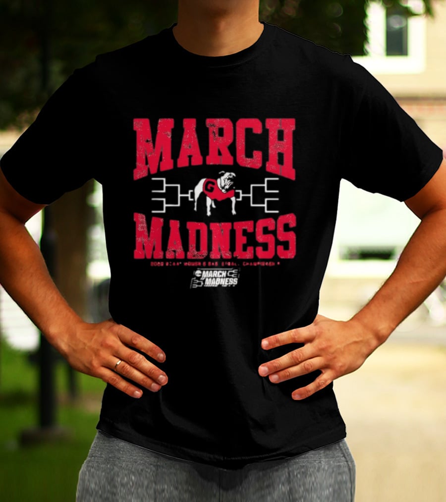 Georgia Bulldogs March Madness 2026 Basketball Bracket Competition T-Shirt