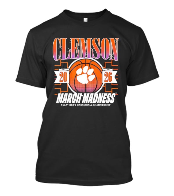 Clemson Tigers 2026 March Madness NCAA Men's Basketball Championship T-Shirt