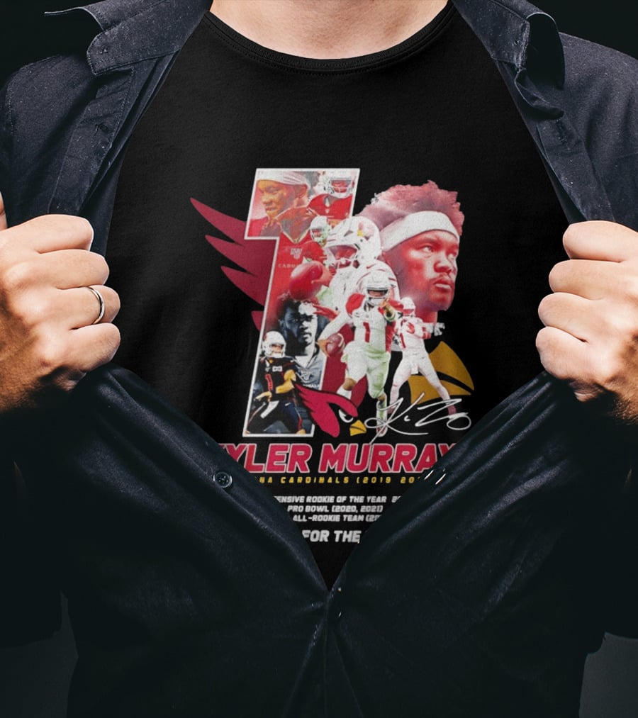 Kyler Murray Arizona Cardinals NFL Offensive Rookie Of The Year Pro Bowl All Rookie Team Thank You For The Memories T-Shirt