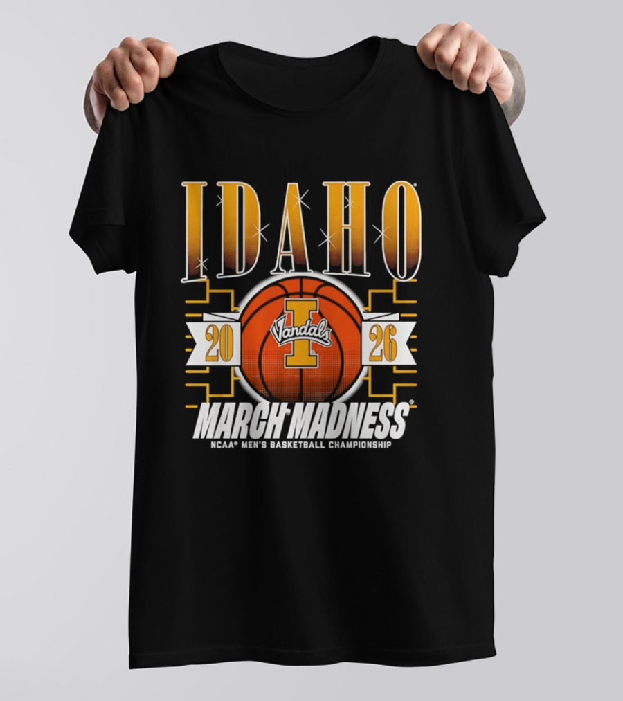 Idaho Vandals 2026 NCAA Men's Basketball Championship March Madness T-Shirt