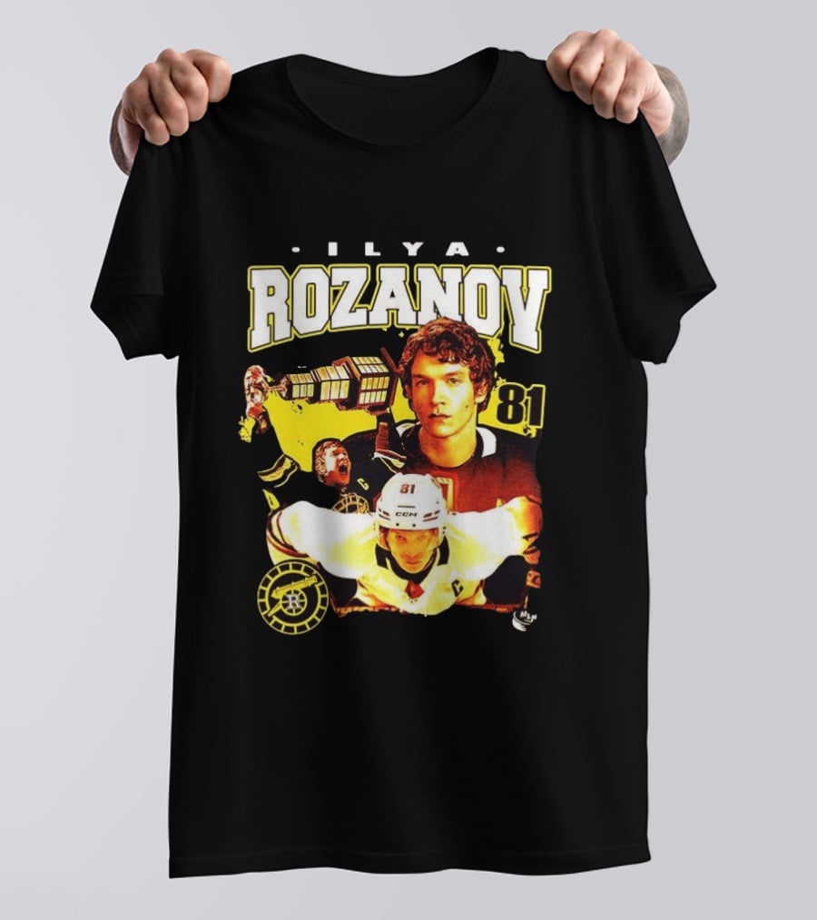 Ilya Rozanov MLH Heated Rivalry Number 81 Mega Hockey T-Shirt