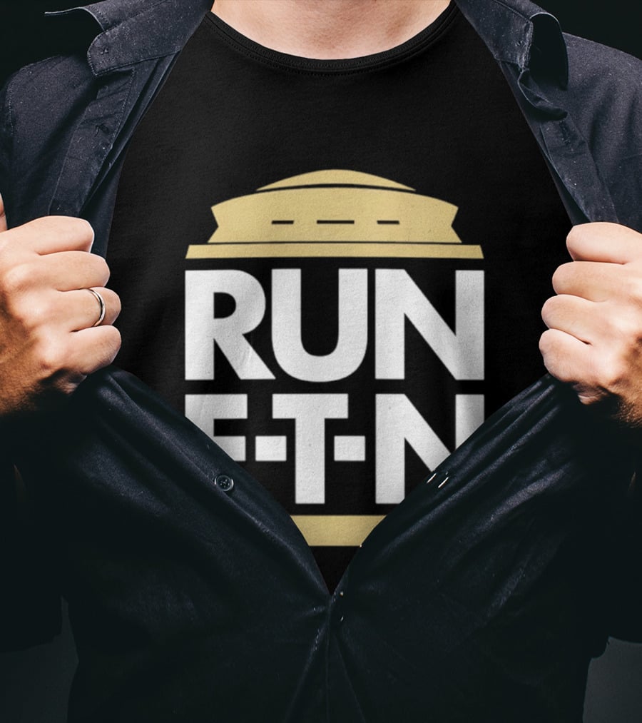 New Orleans Saints Run ETN Stadium Motif T-Shirt