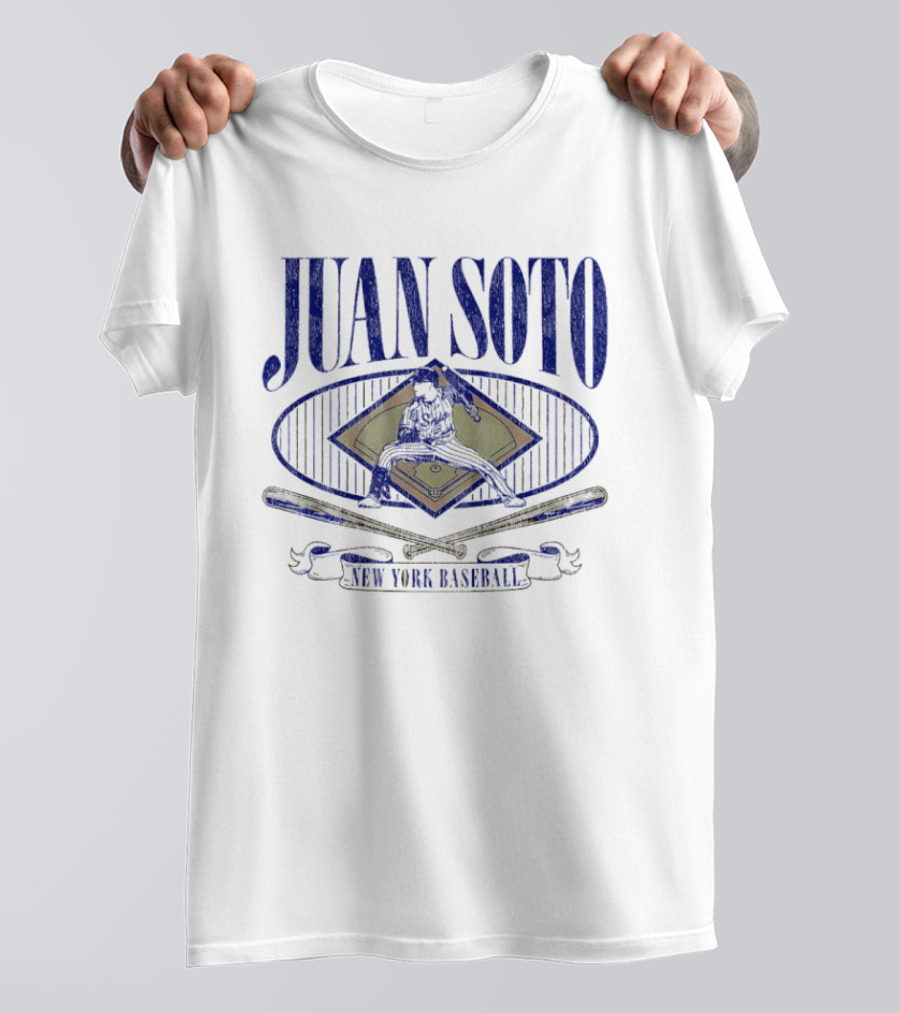 Juan Soto New York Baseball Diamond Standouts T-Shirt