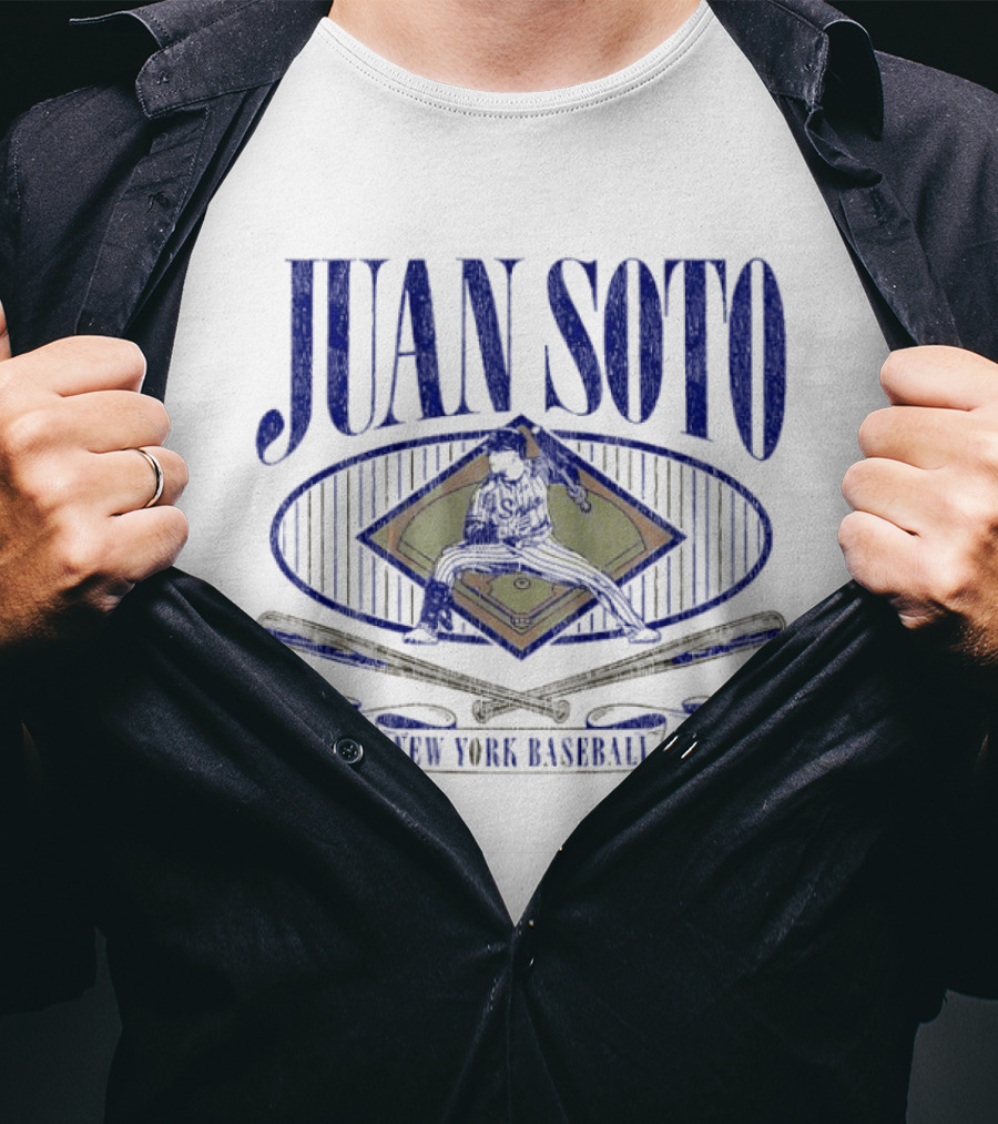Juan Soto New York Baseball Diamond Standouts T-Shirt