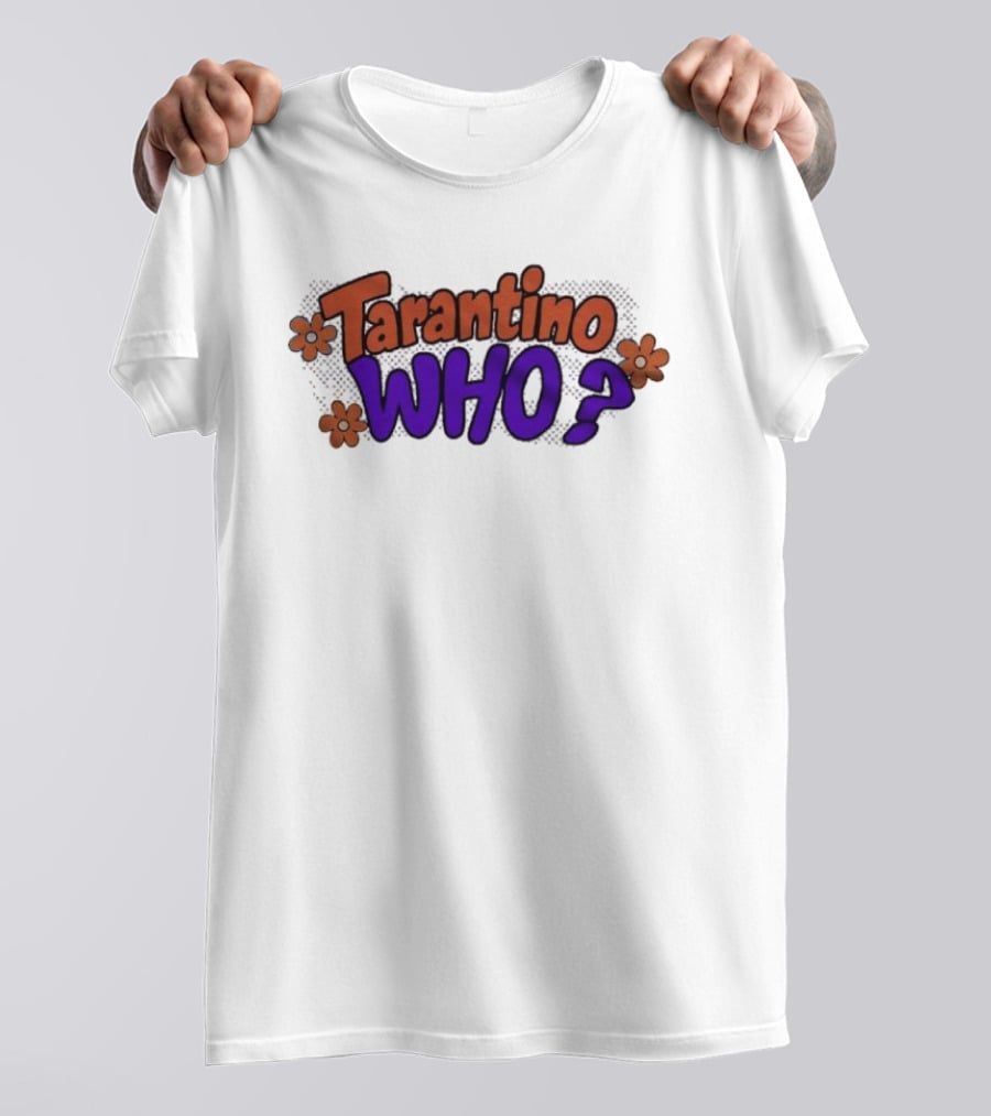 Tarantino Who Retro Groovy Flowers T-Shirt