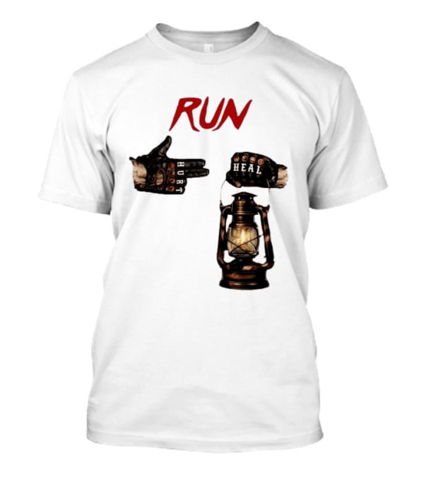 RUN Bray Wyatt Hurt Heal Lantern Mashup T-Shirt