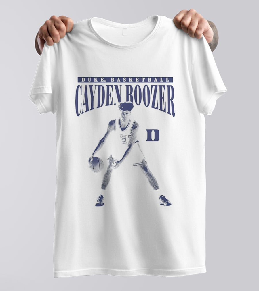 Cayden Boozer Duke Blue Devils NCAA Basketball Player T-Shirt