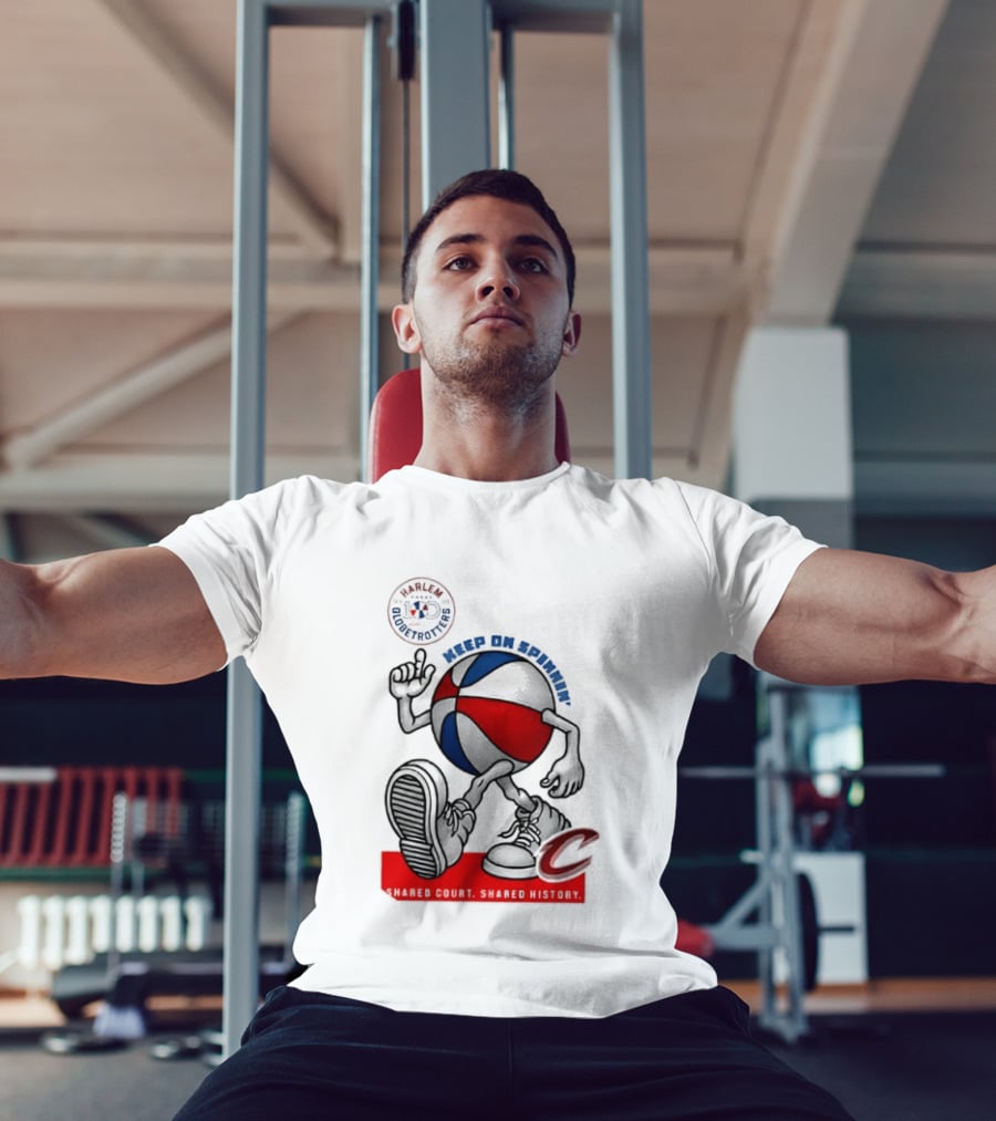 Cleveland Cavaliers Keep On Spennim Shared Court Shared History Basketball T-Shirt