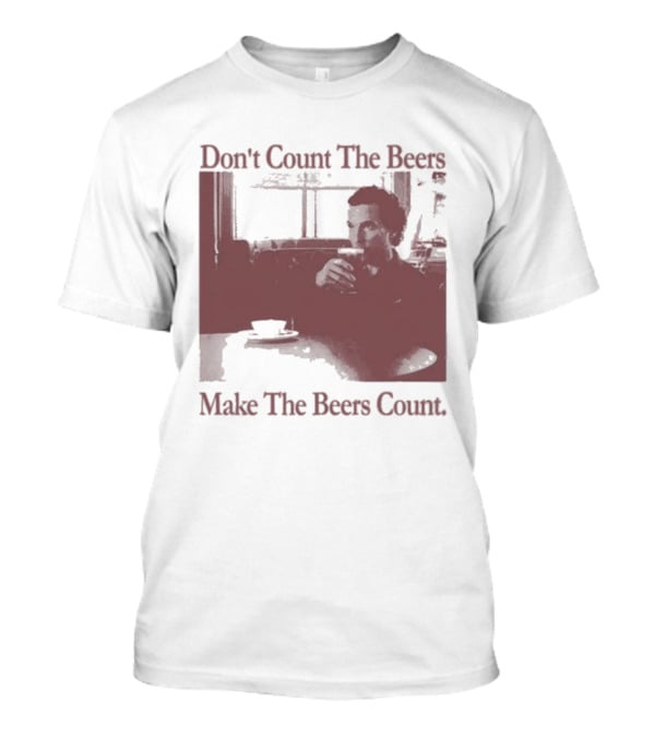 Don't Count The Beers Make The Beers Count Vintage Style Gentlemen T-Shirt