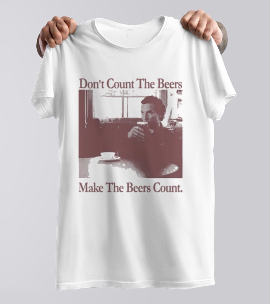 Don't Count The Beers Make The Beers Count Vintage Style Gentlemen T-Shirt