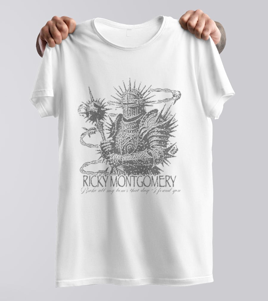 Ricky Montgomery Broke All My Bones That Day I Found You Knight Statue T-Shirt