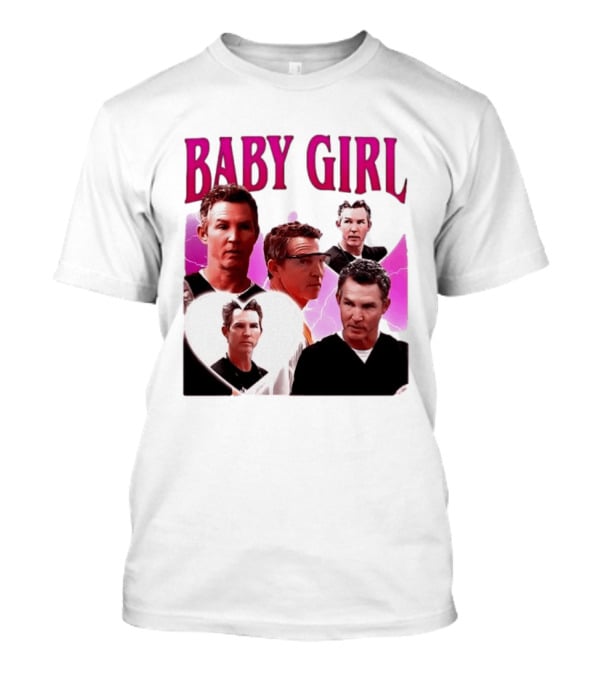 BABY GIRL Dr. Jack Abbot Collage Fashion Trend T-Shirt