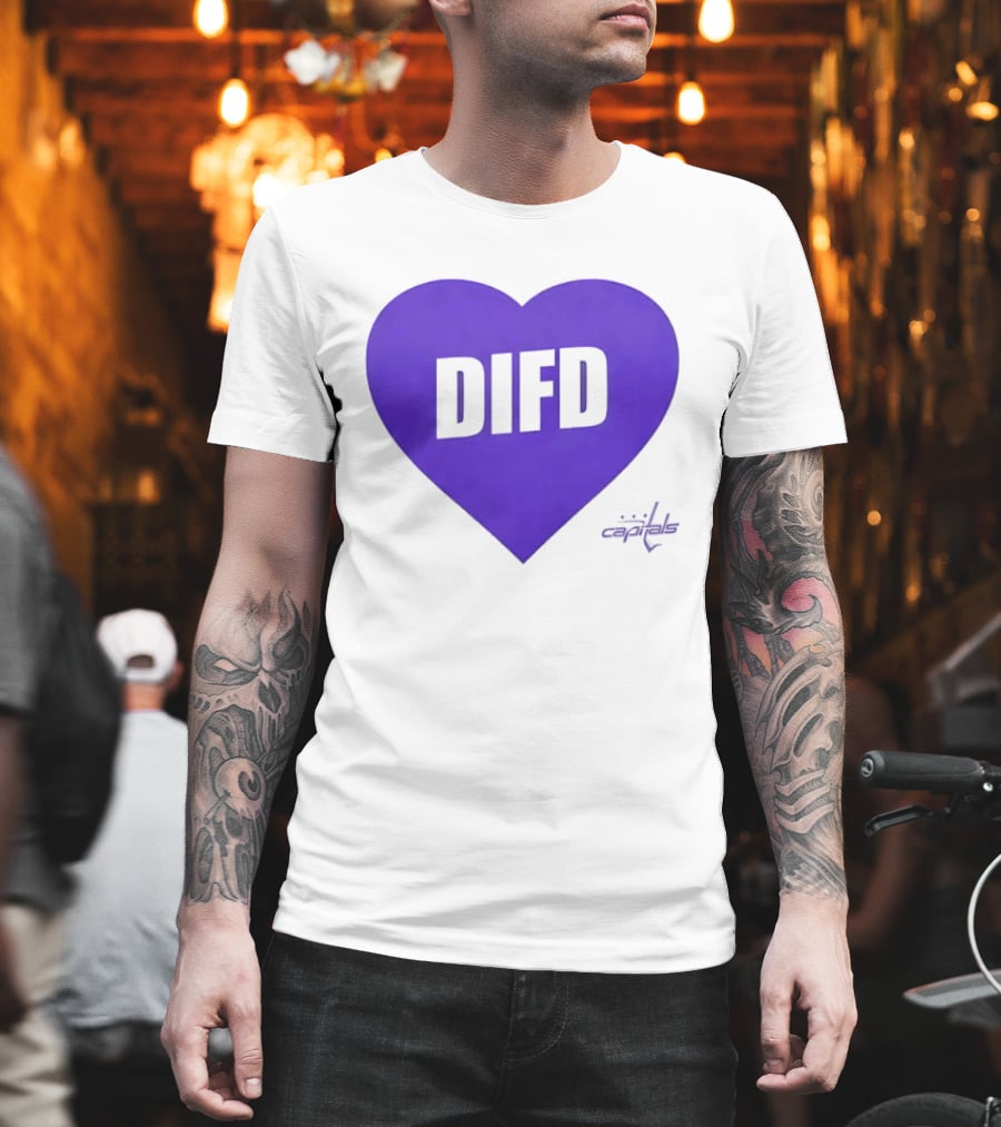 Washington Capitals DIFD Purple Heart T-Shirt