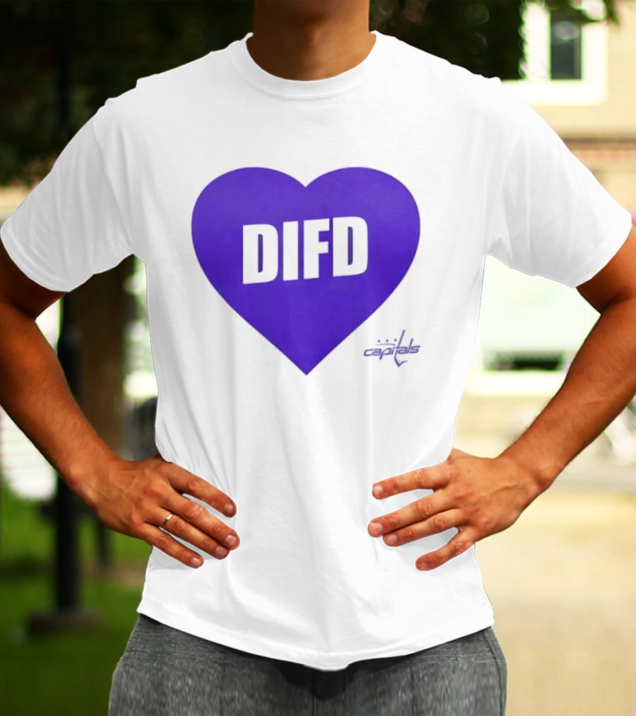 Washington Capitals DIFD Purple Heart T-Shirt