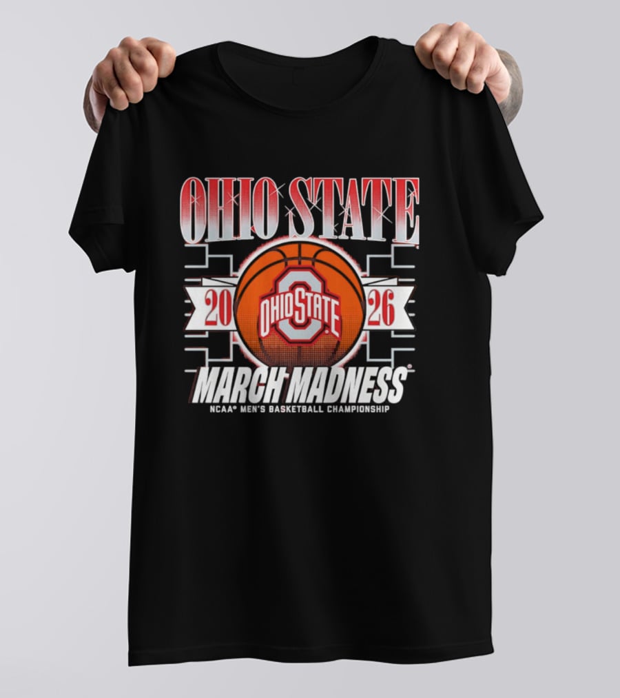 Ohio State Buckeyes 2026 March Madness NCAA Men's Basketball Championship T-Shirt