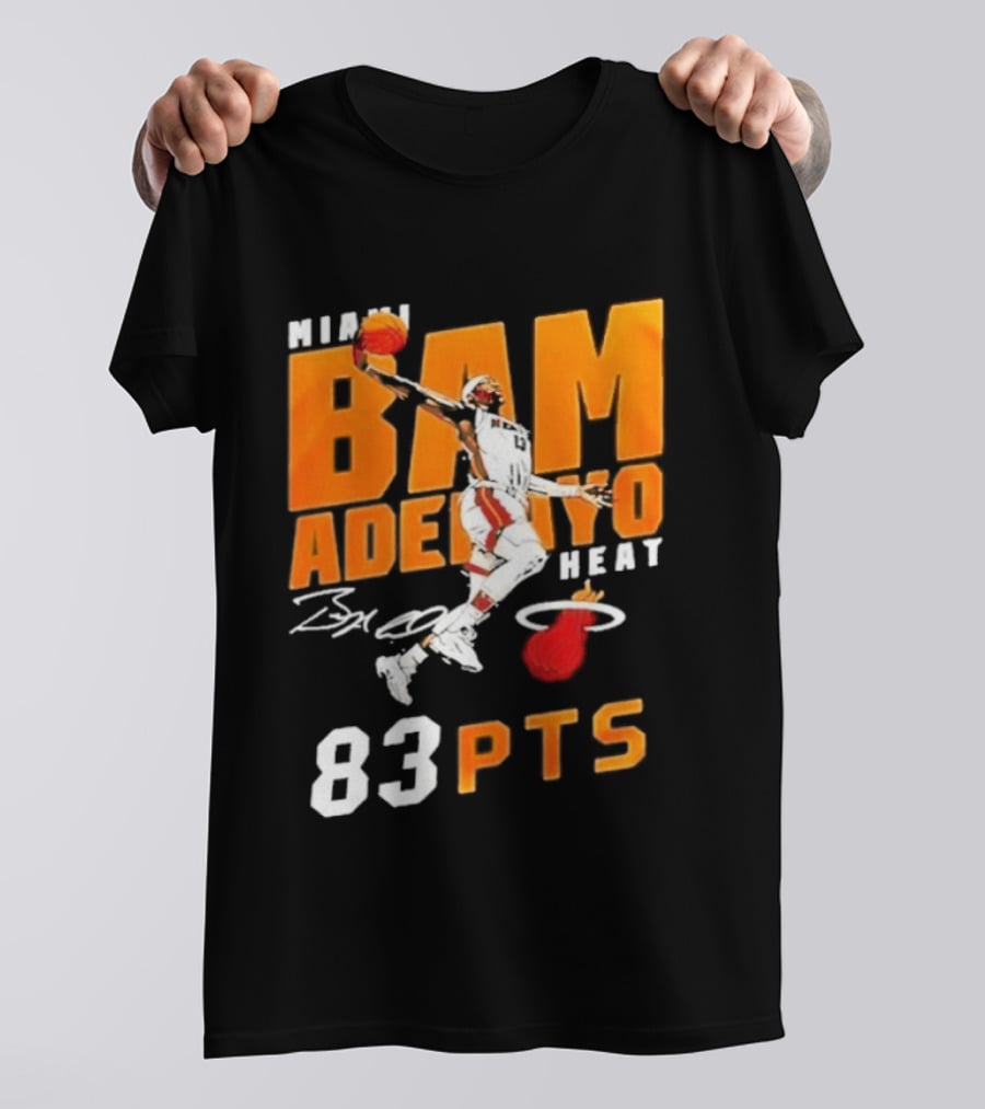 Miami Heat Bam Adebayo 83 Points Celebration T-Shirt