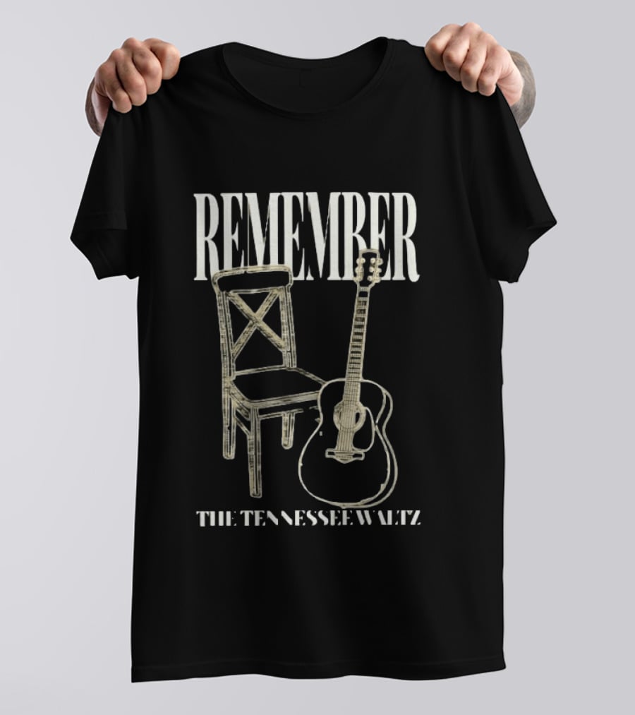 Remember The Tennessee Waltz Chair And Guitar T-Shirt