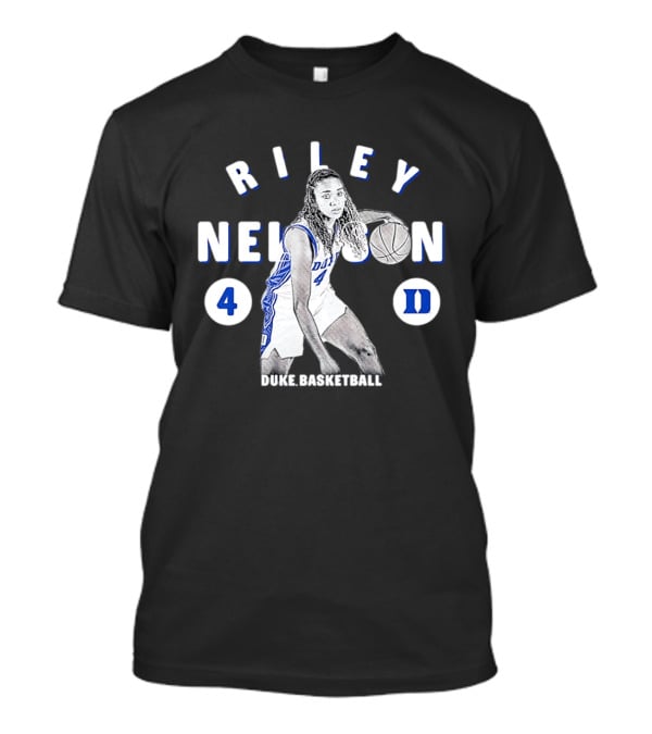 Riley Nelson 4 Duke Basketball Blue Devils NCAA 2026 T-Shirt