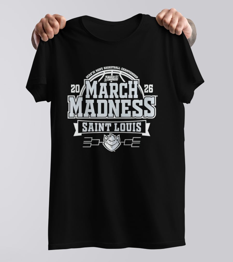 Saint Louis Billikens 2026 NCAA March Madness Basketball Tournament Bound T-Shirt
