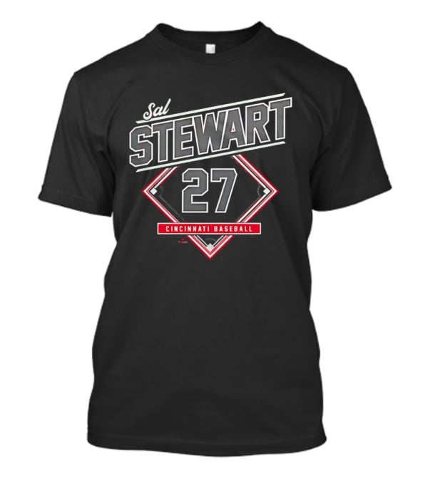 Sal Stewart 27 Cincinnati Baseball T-Shirt