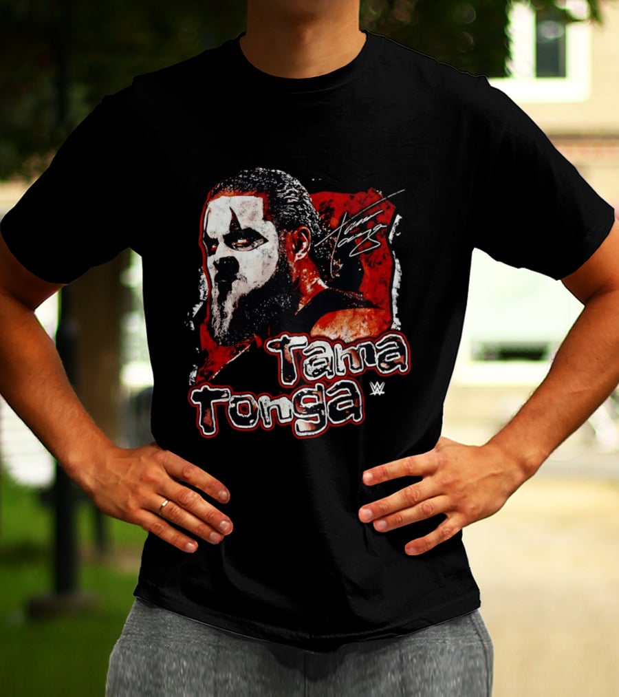 Tama Tonga WWE Grunge Style Design Signature T-Shirt
