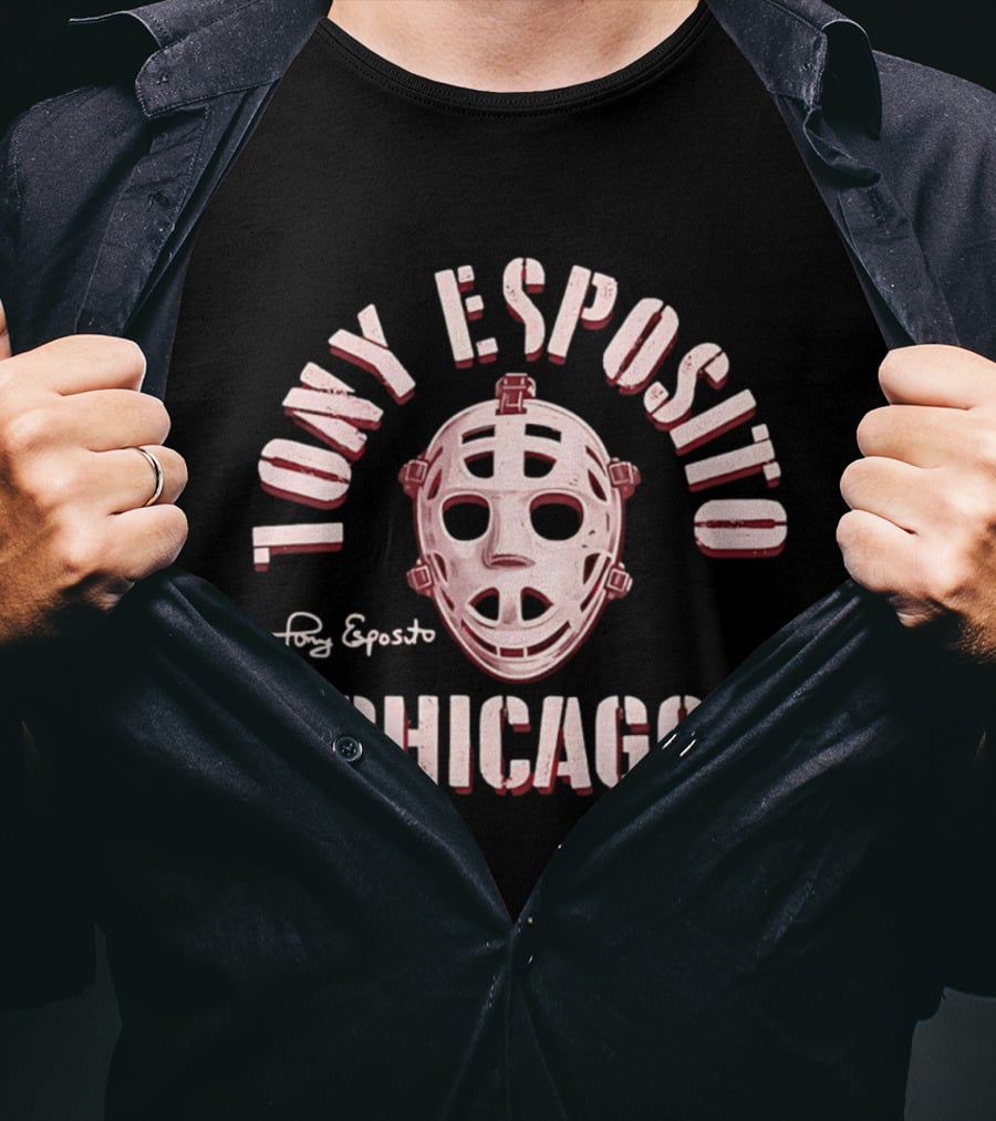 Tony Esposito Chicago Mask T-Shirt