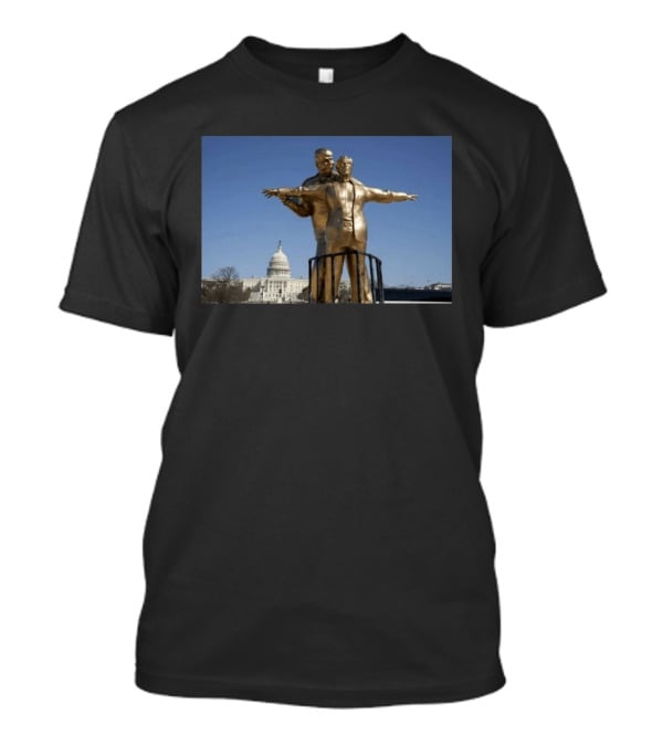 Top Trump Epstein Titanic Capitol Hill Statue T-Shirt