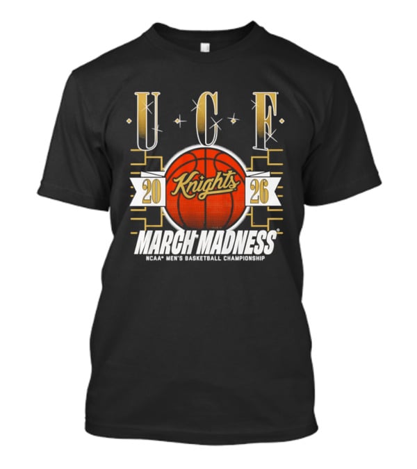 UCF Knights 2026 March Madness NCAA Men's Basketball Championship T-Shirt