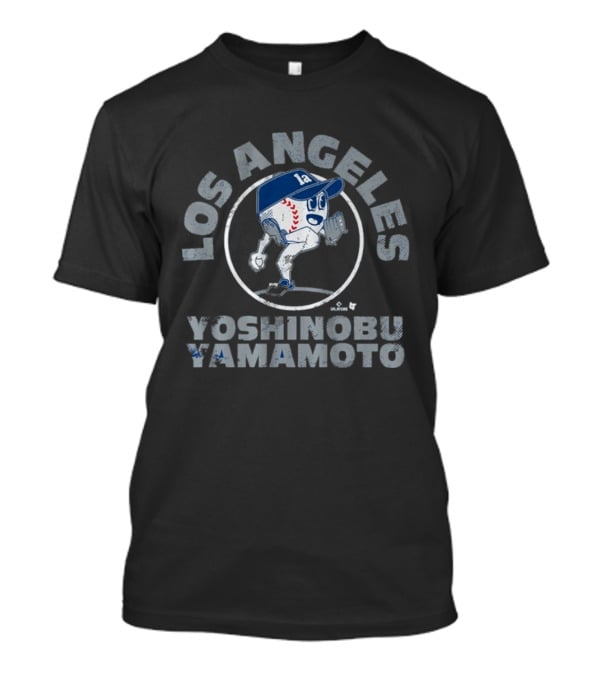 Los Angeles Yoshinobu Yamamoto Baseball Buddies T-Shirt