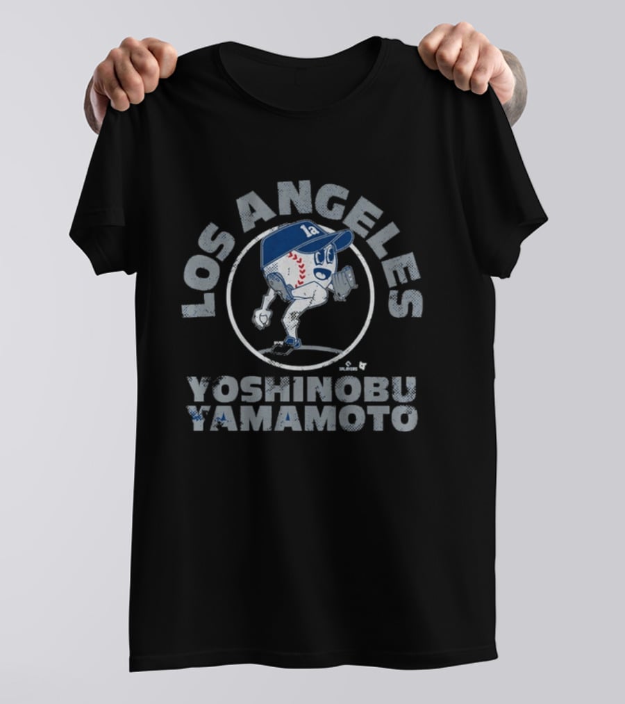 Los Angeles Yoshinobu Yamamoto Baseball Buddies T-Shirt