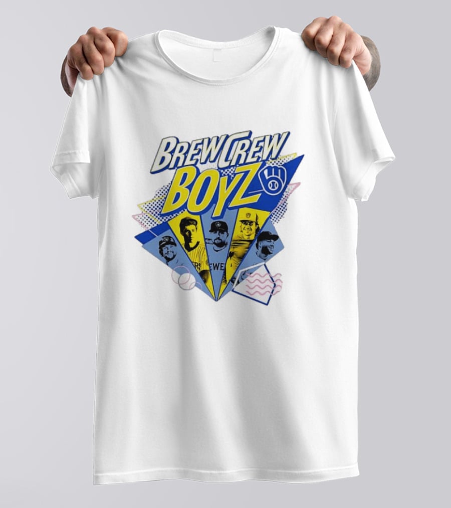 Brew Crew Boyz 2026 Brewers Night Baseball Icons Celebration T-Shirt