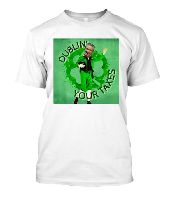 Gavin Newsom Dublin Your Taxes Leprechaun St Patrick's Day T-Shirt