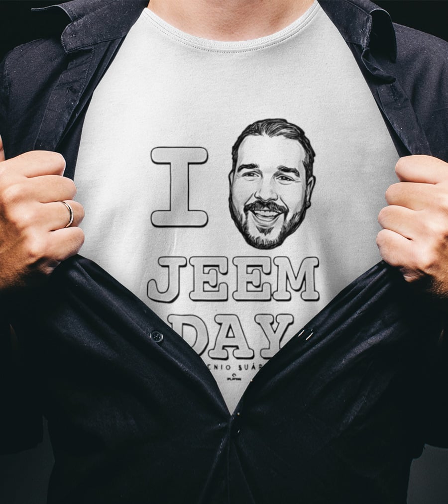 I Love Jeem Day Eugenio Suarez Cincinnati Big Head T-Shirt