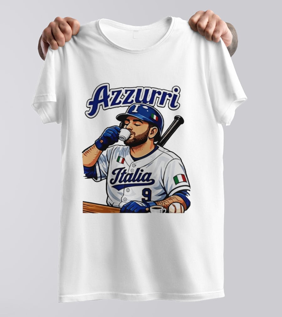 Italia Azzurri WBC Baseball Vinnie Pasquantino 2026 T-Shirt