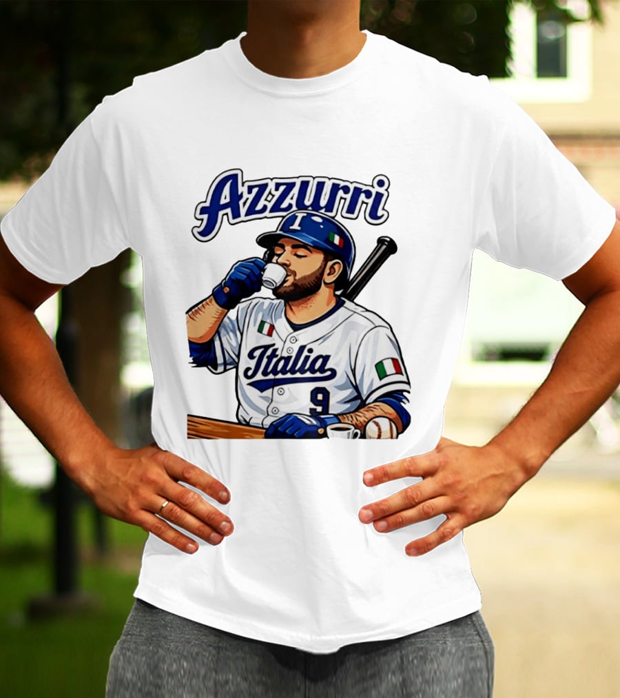 Italia Azzurri WBC Baseball Vinnie Pasquantino 2026 T-Shirt