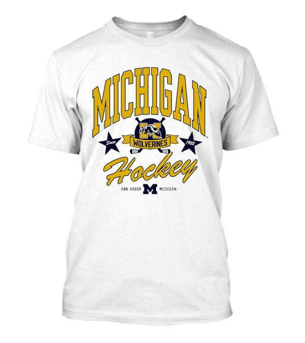 Michigan Wolverines Hockey Ann Arbor Heritage Since 1922 T-Shirt