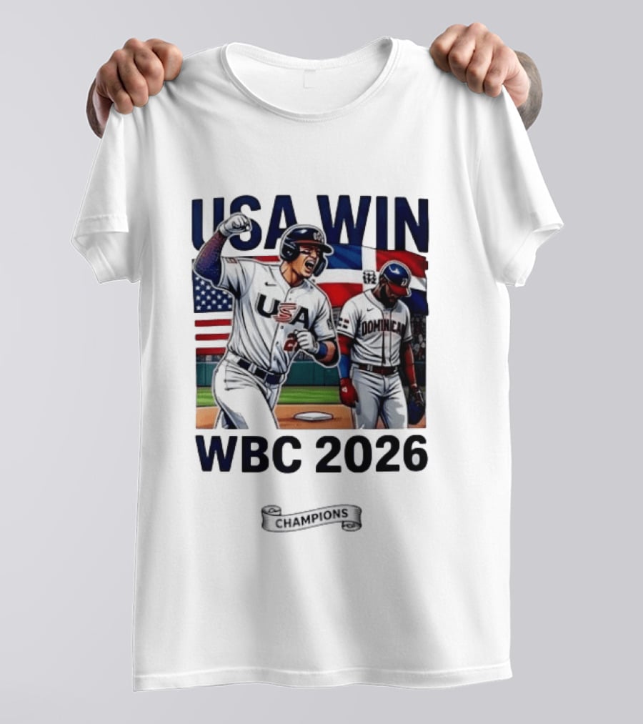 USA Win Over Dominican WBC 2026 Champions T-Shirt