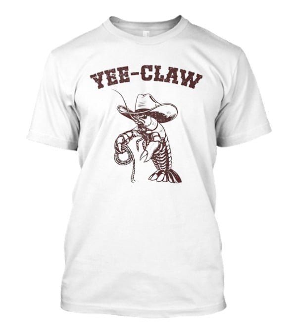 Crawfish Cowboy Hat Yee Claw T-Shirt