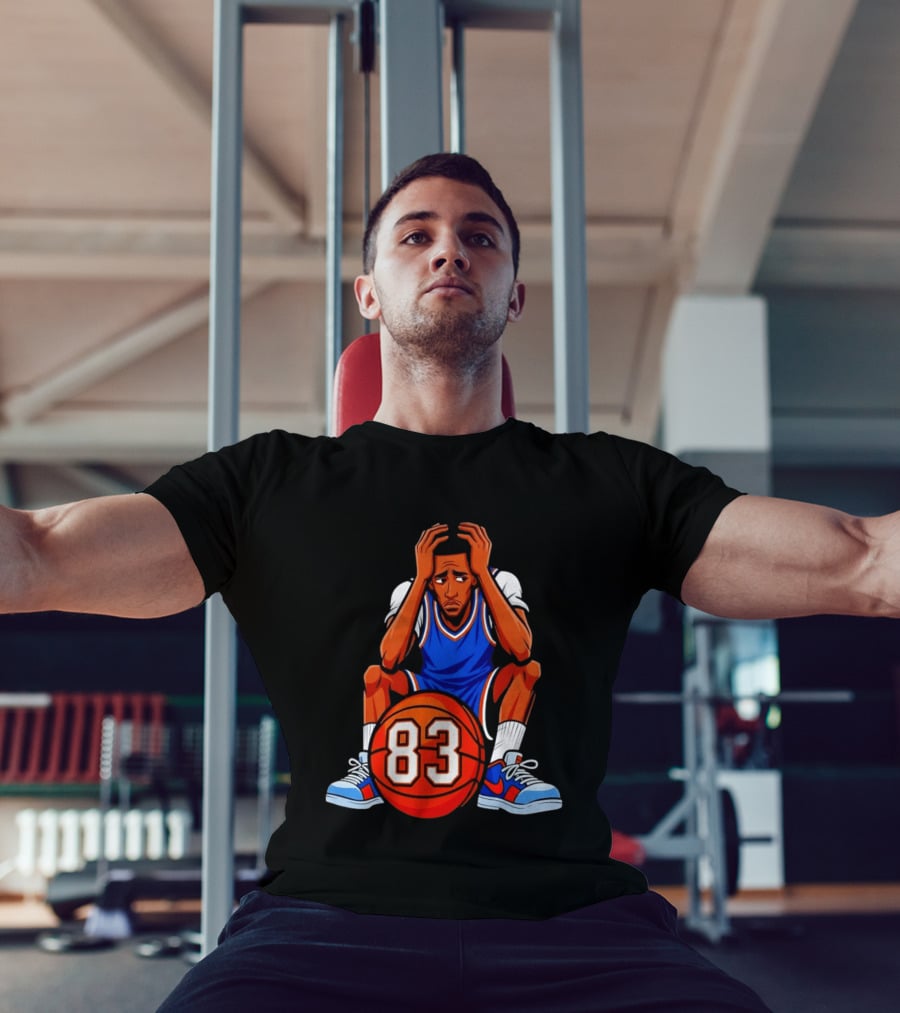 Bam Adebayo 83 Miami Heat Performance Caricature T-Shirt