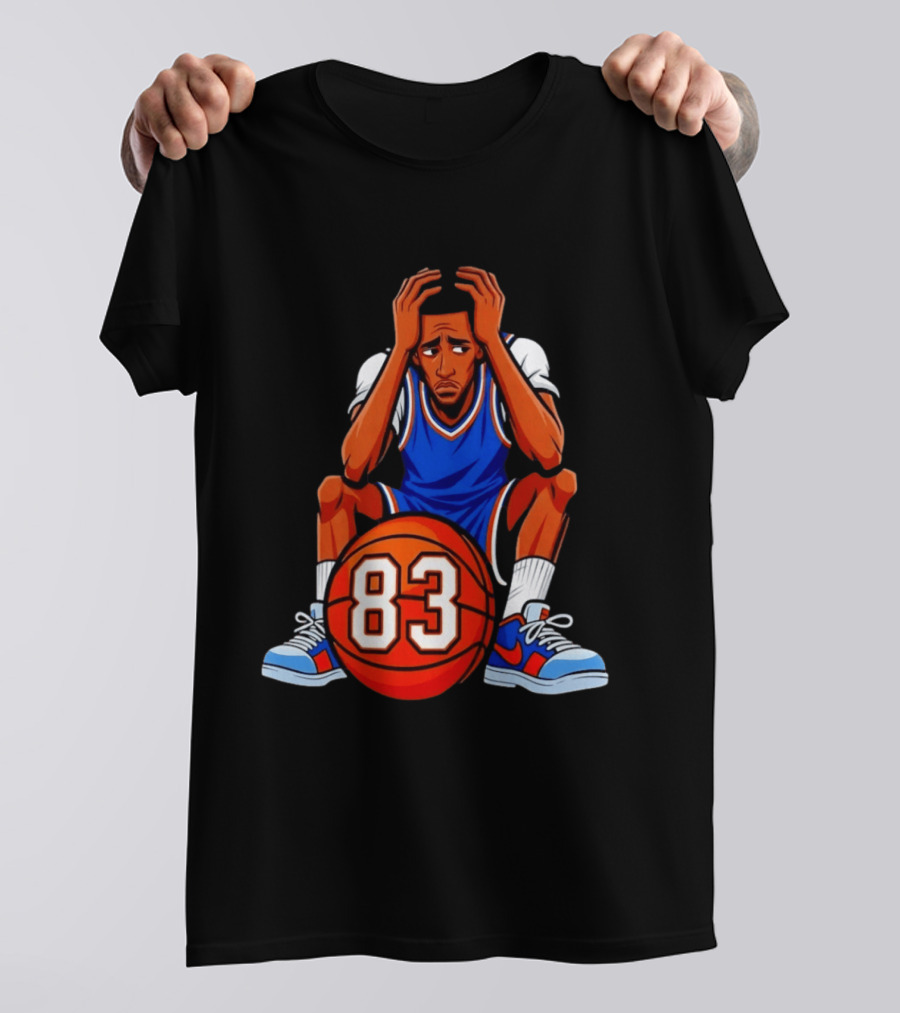 Bam Adebayo 83 Miami Heat Performance Caricature T-Shirt