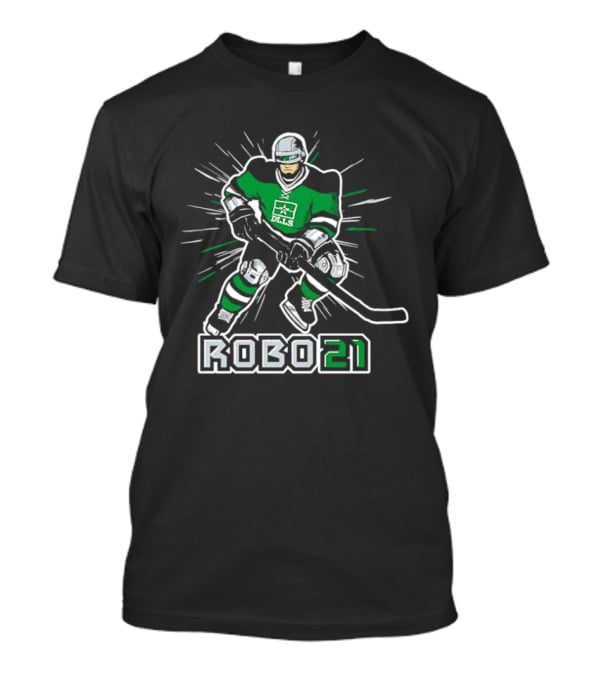 Robo 21 Dallas Stars DLLS Hockey Player T-Shirt